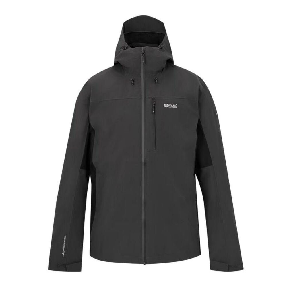Regatta Mens Birchdale II Waterproof Jacket / Ash/Black